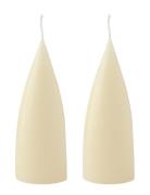 Hand Dipped C -Shaped Candles, 2 Pack Kunstindustrien Cream