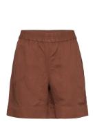 Linen Viscose Pull-On Shorts GANT Brown