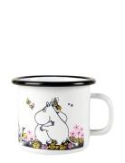 Moomin Enamel Mug 25Cl Hug Moomin White