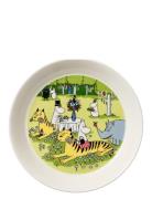 Moomin Plate 19Cm Garden Party Arabia Green