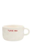 I Love You Cappuccino Mug Anna + Nina White