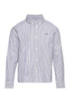 Oxford Striped Shield Shirt GANT Blue