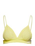 Tassie Soft Dot Bra Becksöndergaard Yellow