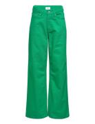 Wide Leg Green Jeans Grunt Green
