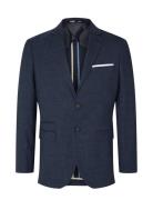 Slhslim-Oasis Linen Blz Noos Selected Homme Navy