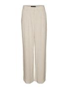 Vmvera Mw Wide Linen Pant Vero Moda Grey