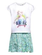 Set 2P Skirt + Ts Disney White