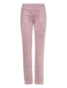 Del Ray Classic Velour Pant Pocket Design Juicy Couture Pink