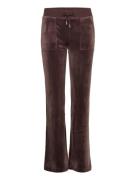 Del Ray Classic Velour Pant Pocket Design Juicy Couture Brown