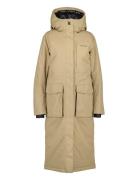 Leya Wns Parka L 3 Didriksons Beige