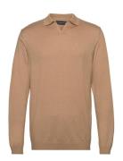 Niel Xo Polo Ls Clean Cut Copenhagen Beige