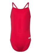 Girl's Team Swimsuit Challenge Solid Arena Red