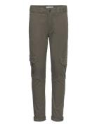 Cotton Cargo Trousers Mango Khaki