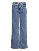 Hr Wide Leg Mid Blue Rigid Calvin Klein Blue