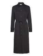 Recycled Cdc Belted Shirt Dress Calvin Klein Black