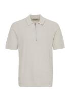 Cfkarl Ss Structured Polo Knit Casual Friday Cream