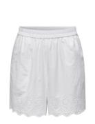 Onllou Life Emb Loose Shorts Ptm ONLY White