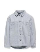 Koggina L/S Stripe Pocke Jacket Pnt Kids Only Blue