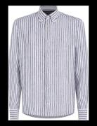 Dc Bold Linen Stripe Shirt Tommy Hilfiger Navy