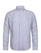 Bs Sydney Casual Slim Fit Shirt Bruun & Stengade Blue