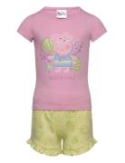 Set 2P Short + Ts Peppa Pig Pink