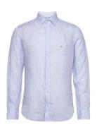 Linen Slim Fit Shirt Michael Kors Blue