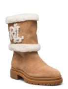 Carter Water-Repellent Suede Boot Lauren Ralph Lauren Brown