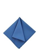 Solid Silk Pocket Square Portia 1924 Blue