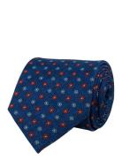 Pattern Silk Tie Portia 1924 Blue