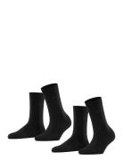Basic Easy So 2P Esprit Socks Black