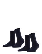 Basic Pure So 2P Esprit Socks Navy