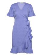 Onlolivia S/S Wrap Dress Wvn Noos ONLY Blue