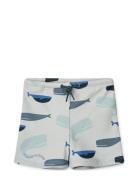 Otto Printed Swim Pants Liewood Blue