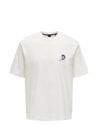 Onsmilo Rlx Coast Ss Tee ONLY & SONS White