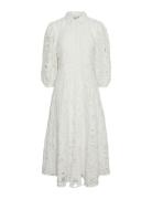 Yashongi 3/4 Ankle Shirt Dress YAS White