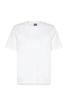 Pcria Ss Solid Tee Noos Bc Pieces White
