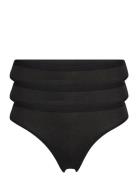 Brief 3 Pack Thong Reg Carin Lindex Black