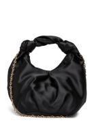 Satin Handbag Mango Black