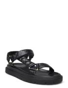 Velcro Padded Sandal Mango Black