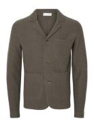 Slhnealy Knit Blazer W Noos Selected Homme Brown