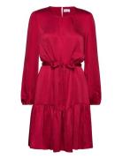 Dress Leyla Satin Lindex Red