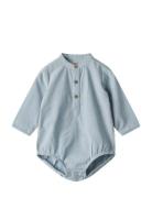 Romper Shirt Victor Wheat Blue