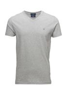 Original Slim V-Neck T-Shirt GANT Grey