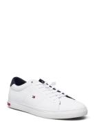 Essential Leather Detail Vulc Tommy Hilfiger White