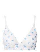 Mesh Triangle Bralette Understatement Underwear White