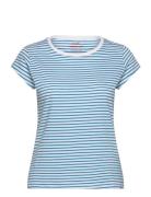 Organic Favorite Stripe Teasy Mads Nørgaard Blue