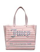 Iris Beach Bag - Striped Version Large Shopping Juicy Couture Pink