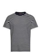 Durwin Striped Tee Morris White