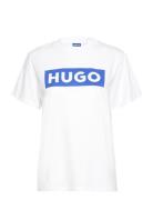 Vintage Tee_B HUGO BLUE White
