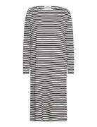 Soft Single Stripe Silas Dress Mads Nørgaard Black